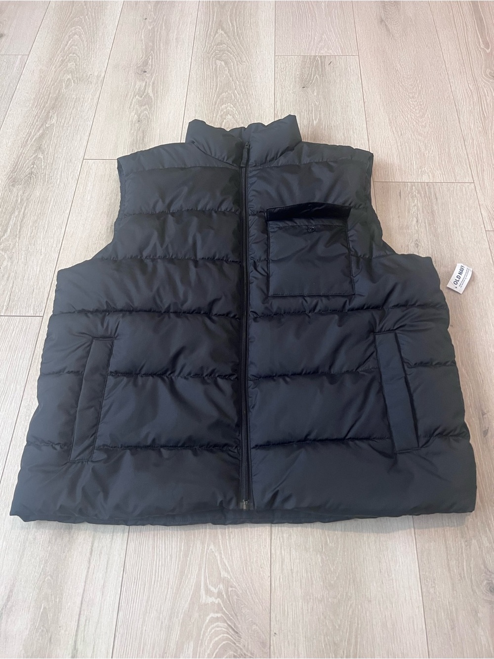 Old Navy Black Quilted Puffer Vest for Kids